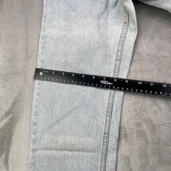 VTG Levis 560 Jeans Women 14 Blue Loose Fit Straight Leg Orange Tab Made in USA - Picture 6 of 10